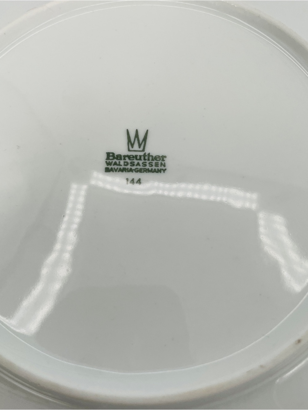 Bareuther Waldsassen Bavaria Germany Woodland Wildlife Salad Plates Set of 4 - Picture 10 of 10